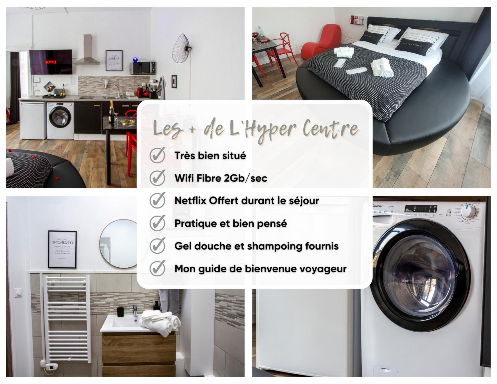 L'Hyper Centre - Netflix & Wifi - Literie Haut De Gamme - Check-In 24H24 - Goodmarning Châlons-en-Champagne Eksteriør bilde